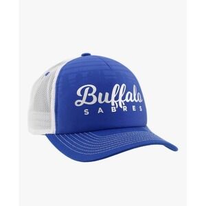 Zephyr Authentic NHL Buffalo Sabres Adjustable Snap Back Trucker Hat Womens Blue